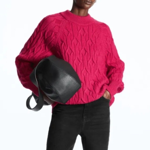 COS Sweaters - COS Cable-Knit Wool-Blend Jumper